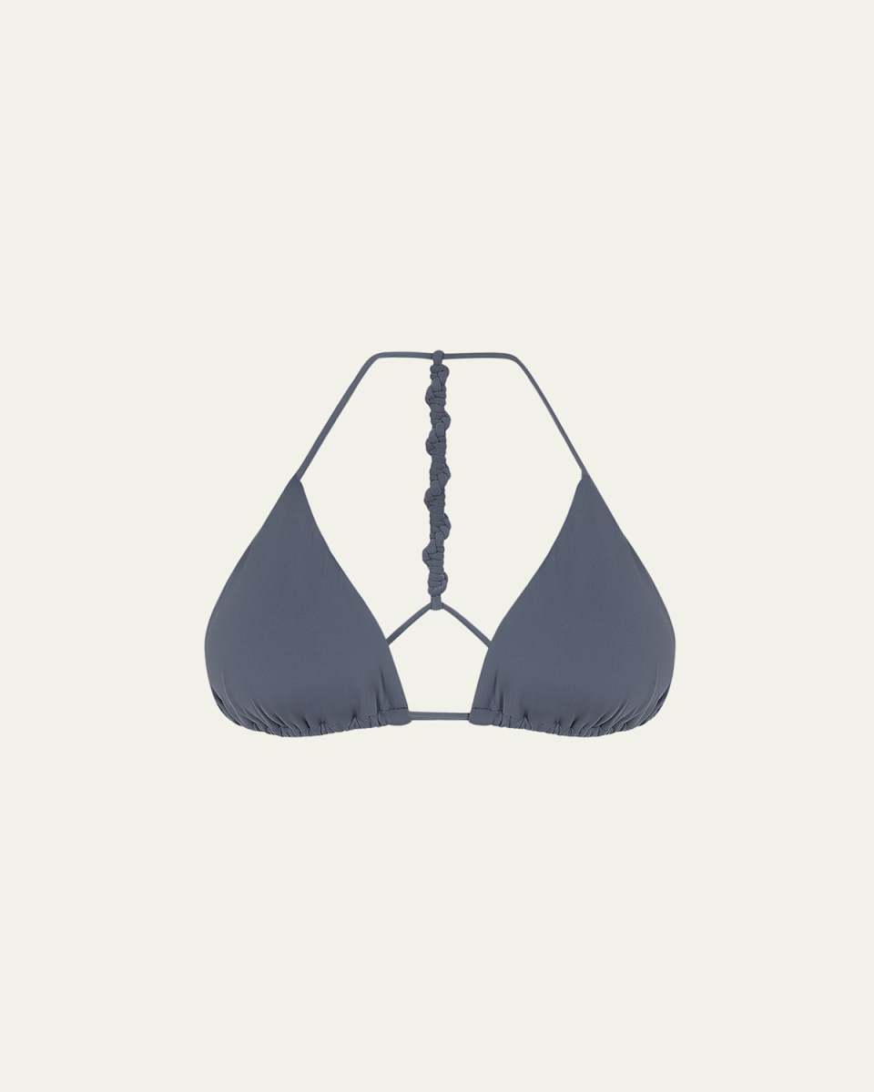 Solid Holly T-Back Bikini Top